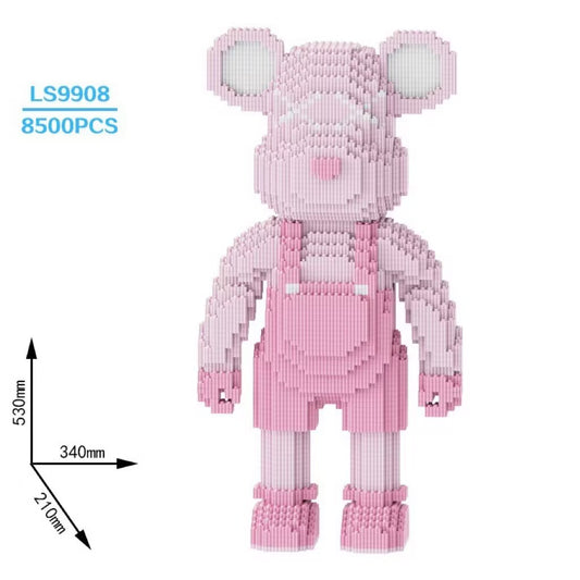 Extra Large 50Cm Pink Strap Violent Bear